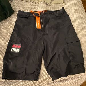 Heron Preston CTNnb Black shorts size large.